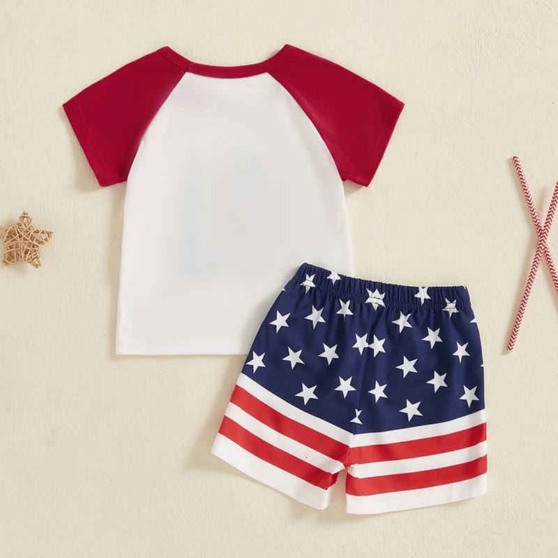 USA Flag Outfit Set